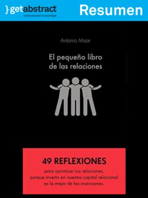 cover image of El pequeño libro de las relaciones (resumen)